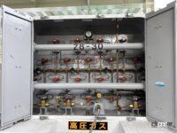 水素トレーラーの水素給出バルブ