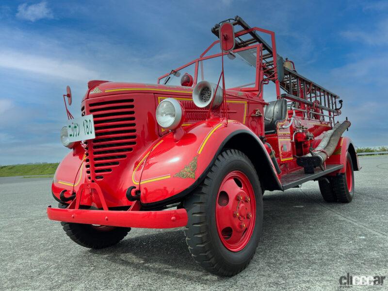 「日産が戦中・戦後に活躍した本格的な国産消防ポンプ自動車第1号「ニッサン180型消防ポンプ自動車」を再生」の2枚目の画像