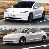テスラ「モデル3」改良型、またまた爆売れ確実？ - Refreshed-Tesla-Model-3-Renderings-4