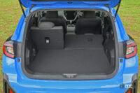 クロストレック3名乗車ラゲッジルーム