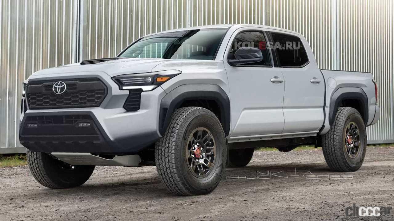 next-gen-toyota-tacoma-rendered-front 画像｜トヨタのピックアップ 