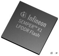 NORフラッシュメモリを生産する欧米系企業としてはトップとなるインフィニオン社。世界初となるLPDDRフラッシュメモリ「センパーX1」はサンプル出荷がはじまっているという。
