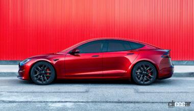 量産車世界トップクラスの0-100km/h加速を誇る新型Model S