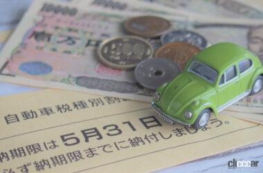 自動車税種別割は、5月31日までの納付が必要（青森県などは6月30日まで）