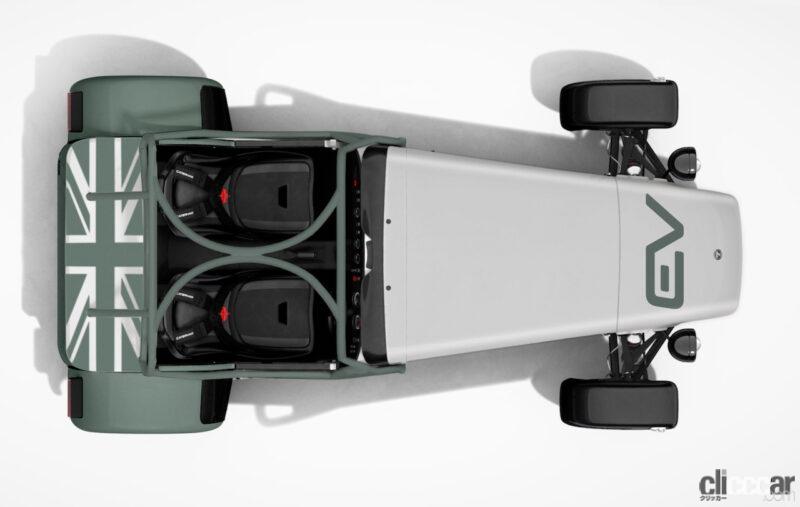 「ケータハム「EV セブン」電動スポーツコンセプトカーを発表」の3枚目の画像