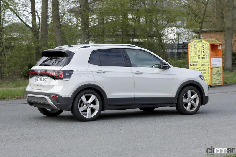 「VW最小SUV「T-Cross」改良型の新デザインが分かっちゃった!? 2023年後半デビューへ」の7枚目の画像