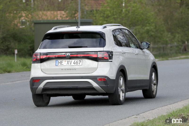 「VW最小SUV「T-Cross」改良型の新デザインが分かっちゃった!? 2023年後半デビューへ」の9枚目の画像