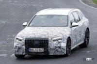 史上最強直4エンジン搭載！メルセデスのスーパーワゴン・AMG「E53」新型がニュルを疾走 - Spy shot of secretly tested future car