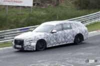 史上最強直4エンジン搭載！メルセデスのスーパーワゴン・AMG「E53」新型がニュルを疾走 - Spy shot of secretly tested future car