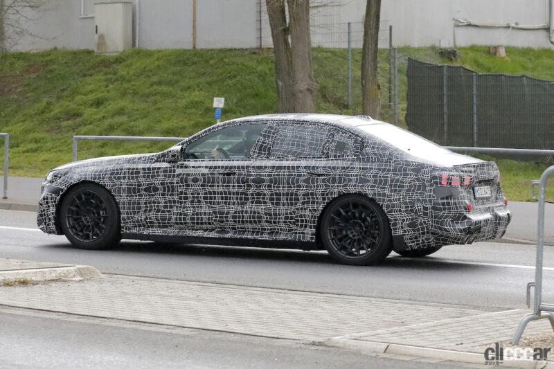 「BMW「M5」次期型は巨大グリルなし。ハイブリッド化で750ps以上を発揮」の7枚目の画像
