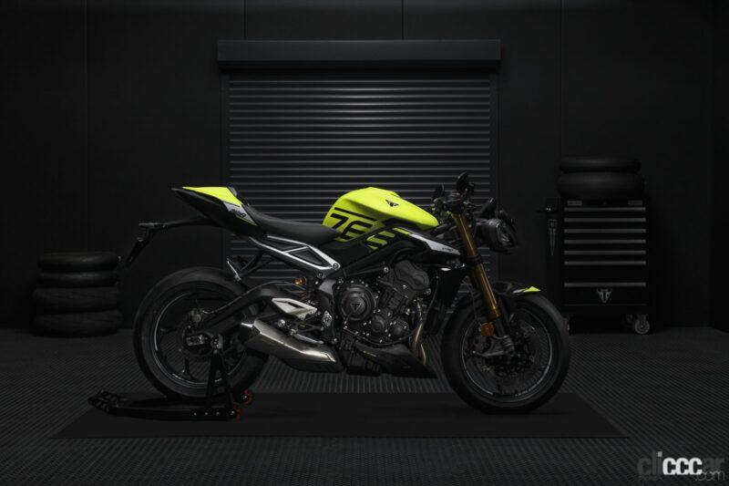 「トライアンフが「ストリートトリプル765 Moto2エディション」を国内発売。専用装備が満載の限定モデル登場」の2枚目の画像