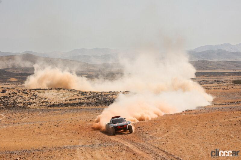 「BEVの「Audi RS Q e-tron」でダカールラリーに挑むアウディ。2024年に向けてサウジアラビアでテストを実施」の2枚目の画像