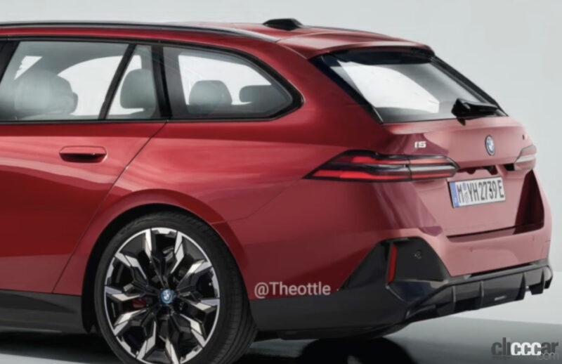 「これがEV版デザインだ。BMW待望の「5シリーズ ツーリング」、ガソリンとEVで導入確定!?」の3枚目の画像