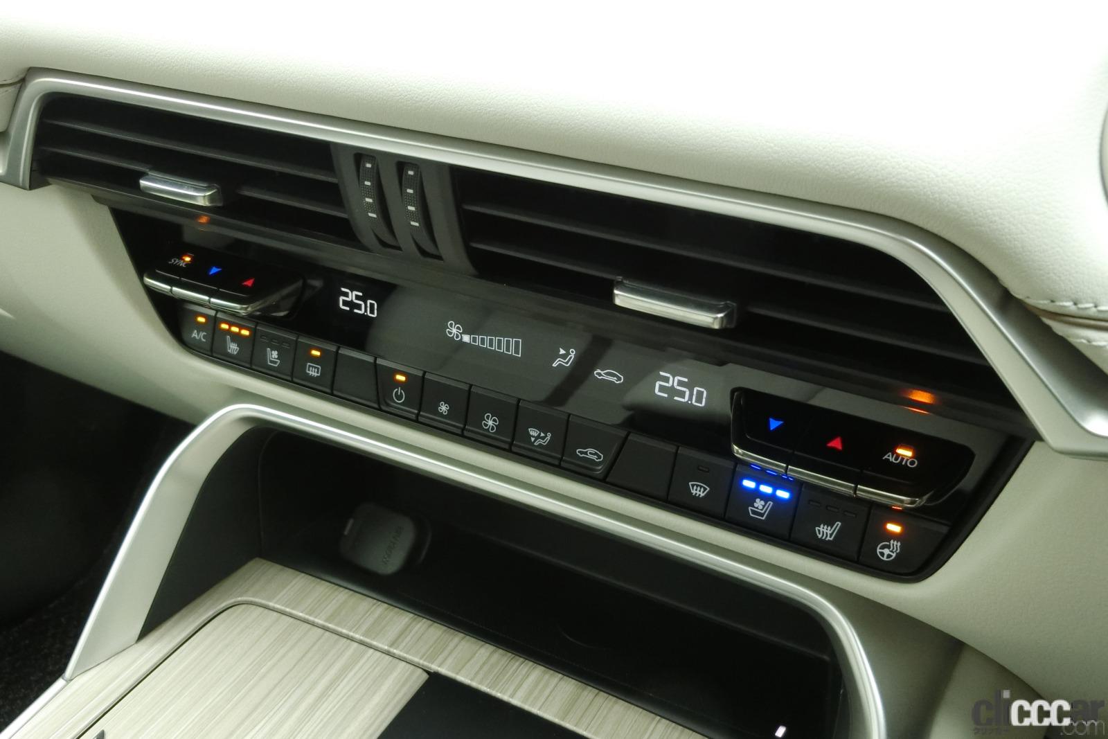 u47 full auto air conditioner control panel 画像｜マツダ「CX60」の「マツコネ」は使える？ その最新版に触れてみた【新車リアル試乗 812