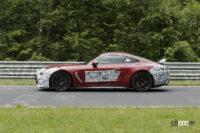 メルセデスAMG「GT」改良新型が今夏にも登場。アクティブリアウィング装着でニュルブルクリンクに出現 - Mercedes AMG GT (15)