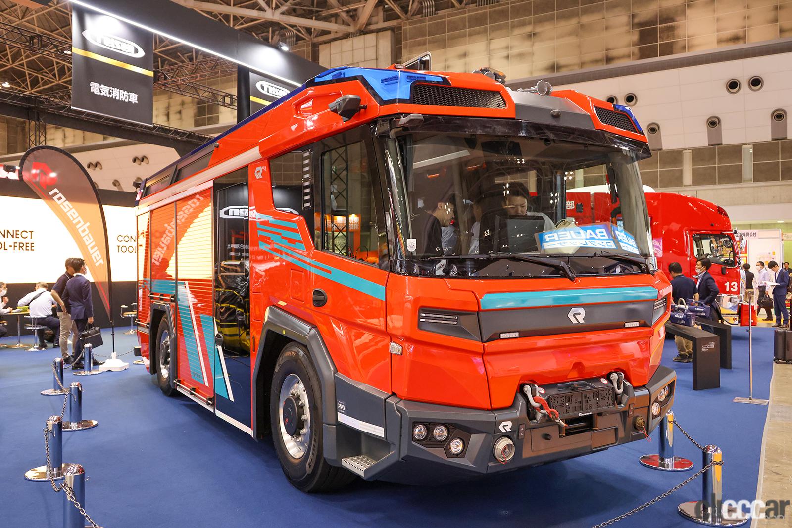 電気自動車や燃料電池車も！ 気になる消防車をチェック【東京国際消防