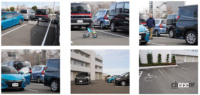 普段見かける駐車の場面から6つのケースを再現（出展：JAF）