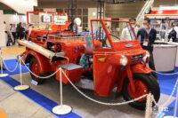 東京機械工業のオート三輪消防ポンプ自動車