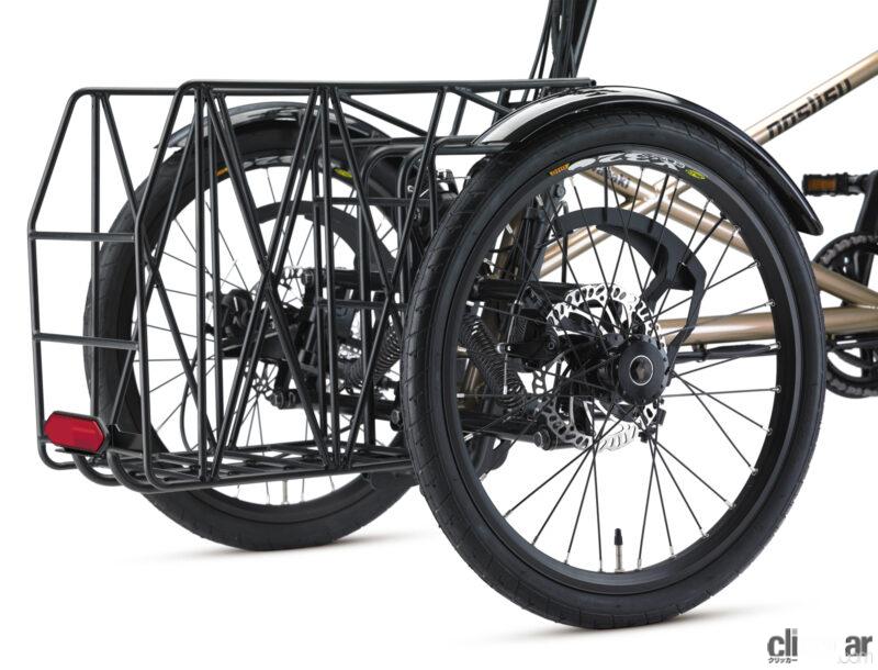「カワサキ「ノスリスe」は自転車感覚で乗れるフル電動3輪ビークル。43万100円のミニカー登録モデル」の4枚目の画像