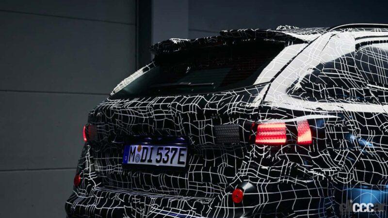 「BMW最強ワゴン「M5 ツーリング」復活へ。ルーフスポイラーなど先行公開」の3枚目の画像