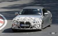 「BMW「4シリーズ カブリオレ」改良型、ニュルブルクリンクで高速テスト中！テールライトはM4 CSLに似てる？」の1枚目の画像ギャラリーへのリンク