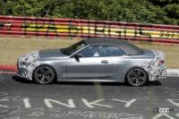 BMW「4シリーズ カブリオレ」改良型、ニュルブルクリンクで高速テスト中！テールライトはM4 CSLに似てる？ - Spy shot of secretly tested future car