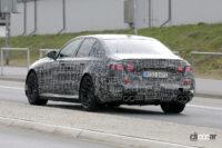 モデル史上最重量にして最強！ BMW「M5」次期型、デザイン大予想 - Spy shot of secretly tested future car