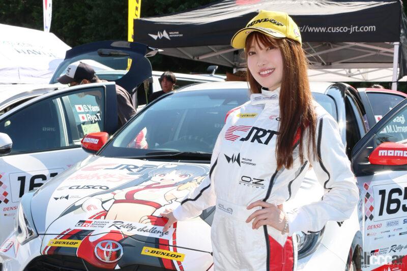 「週末レースクイーンの赤城ありさがラリードライバーデビュー。コ・ドライバーは梅本まどかさん！」の1枚目の画像