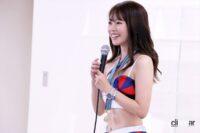 PRスピーチをする新木みおさん