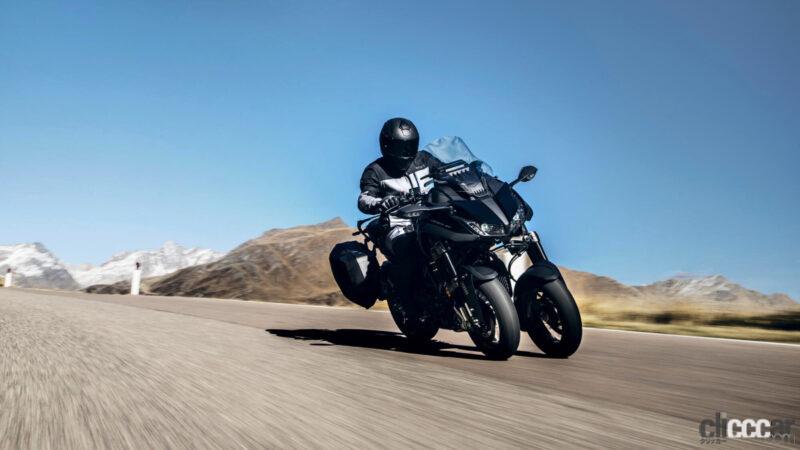 「ヤマハが大型3輪バイクの新型「ナイケンGT」を国内発売。排気量を888ccにアップ、ナビ機能対応TFTメーターなど便利装備も満載」の8枚目の画像