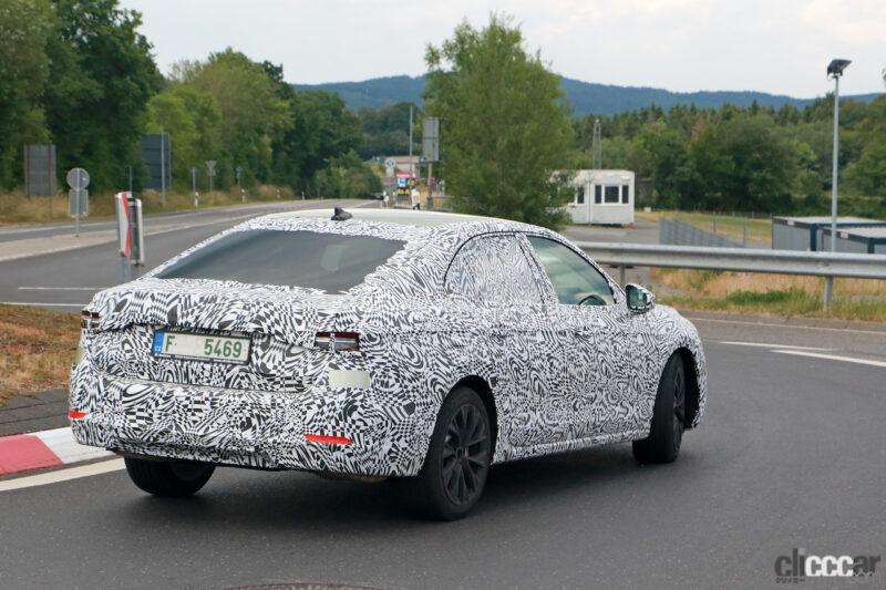 Skoda Superb sedan 23 画像|シュコダ「スペルブ」次期型はVWグループの代表的セダンに。大型タッチスクリーンを確認