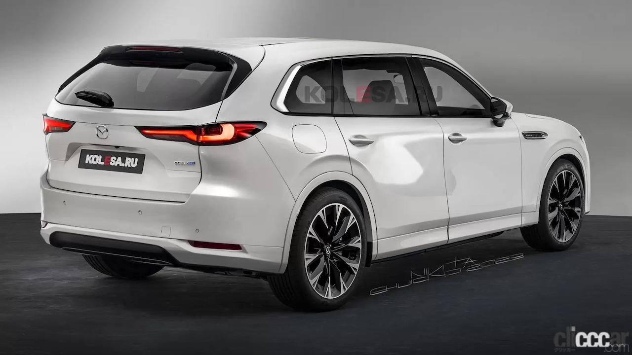 mazda-cx-80-rear2 画像｜マツダ「CX-80」市販型、これが最終デザインだ！ | clicccar.com