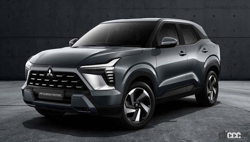 「まだ名も無い三菱新型コンパクトSUV、デザインを先行公開」の1枚目の画像