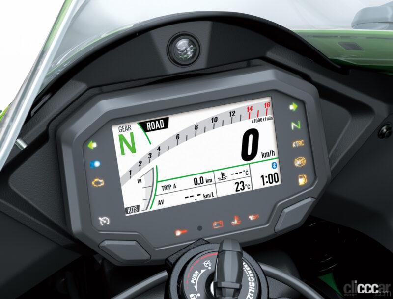 「カワサキの1000ccスーパースポーツ「ニンジャZX-10R」の2024年モデルが登場。新色を採用し、価格は236万5000円」の4枚目の画像