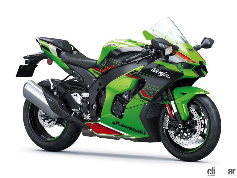 「カワサキの1000ccスーパースポーツ「ニンジャZX-10R」の2024年モデルが登場。新色を採用し、価格は236万5000円」の2枚目の画像