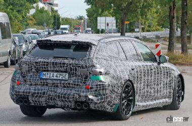BMW M5ツーリング　市販型プロトタイプ　スパイショット