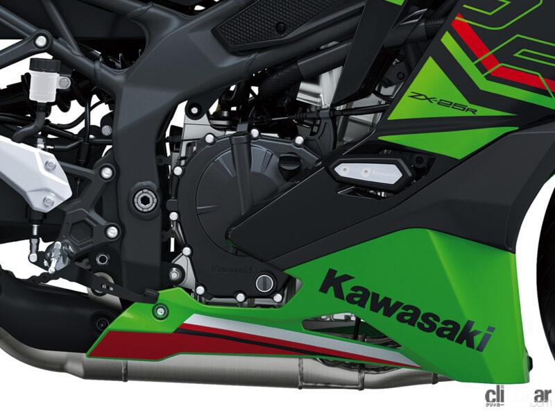 「カワサキ「ニンジャZX-25R SE」は国産250cc唯一の4気筒スーパースポーツ。カラーを刷新した2024年モデル登場」の4枚目の画像