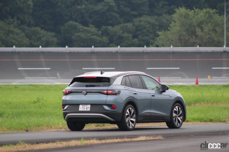 「フォルクスワーゲン「ID.4」は、なぜ後輪駆動（リヤミッドシップ）なのか？ドライ路面はもちろん、低ミュー路でもハンドリングの実力を実感【Volkswagen Tech Day 2023】」の5枚目の画像