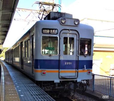 銚子電鉄が譲受した南海2200系の同型車（銚子電鉄のプレスリリースより）