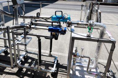 液体水素供給の配管