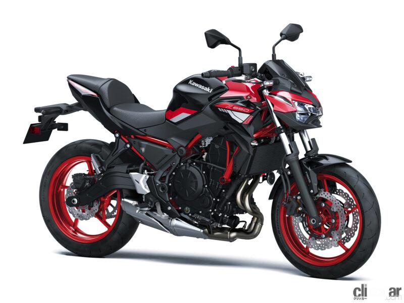 「カワサキ製650cc・ネイキッドスポーツ「Z650」の2024年モデルは、情熱的な新色レッド×ブラックを採用」の1枚目の画像