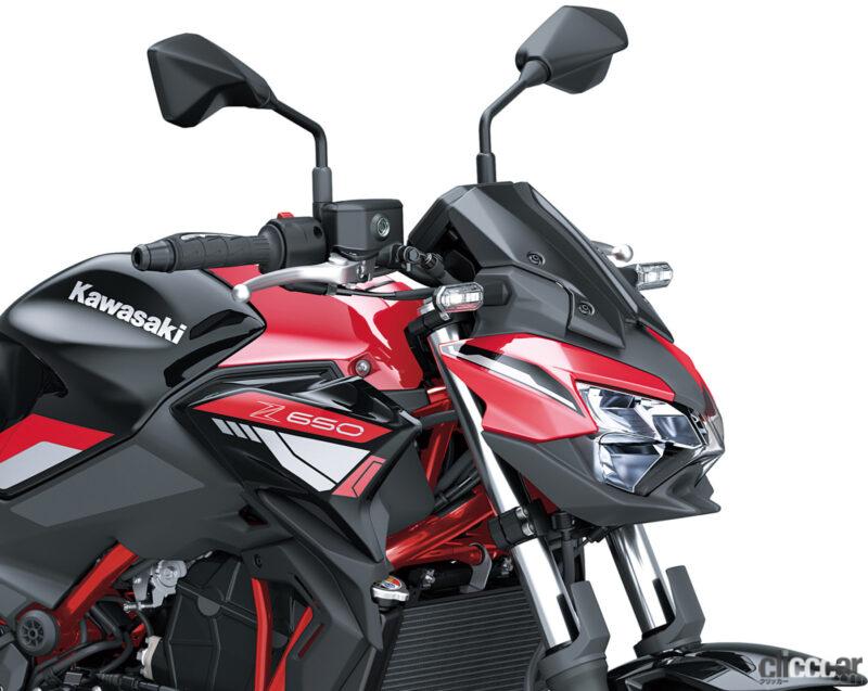 「カワサキ製650cc・ネイキッドスポーツ「Z650」の2024年モデルは、情熱的な新色レッド×ブラックを採用」の2枚目の画像