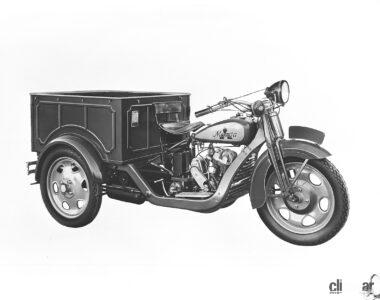 1931年に発売されたマツダ号DA型 3輪トラック