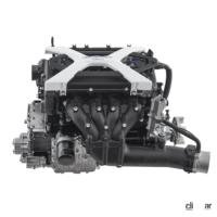 CNF強化樹脂がエンジンカバーに使われている新HOエンジン