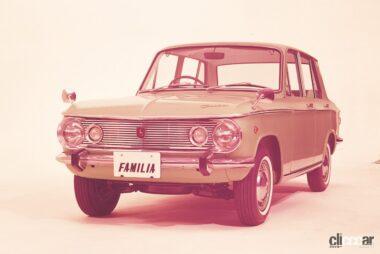 1964年発売のマツダ初の小型車、初代ファミリアセダン