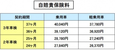 自賠責保険料