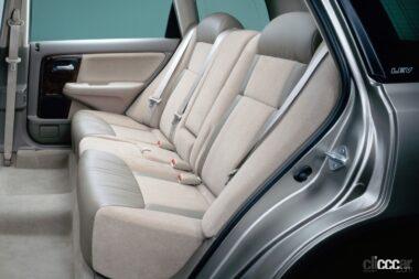 アヴァンシアはワンランク上の快適性を追求。リアシートも十分な広さを確保。