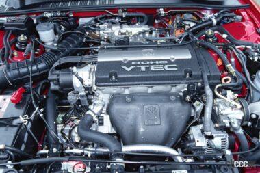 4代目プレリュード「Si VTEC」のハイパワーエンジン。2.2L DOHC VTEC16バルブ + PGM-FIエンジン