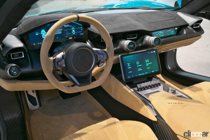 「クロアチア生まれのハイパーカー「リマック・ネヴェーラ」は最高速400km/h、3億円超、世界で最も加速が速い量産車」の14枚目の画像