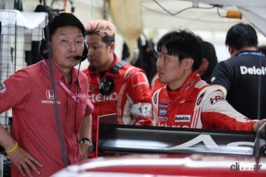 金石監督と塚越選手